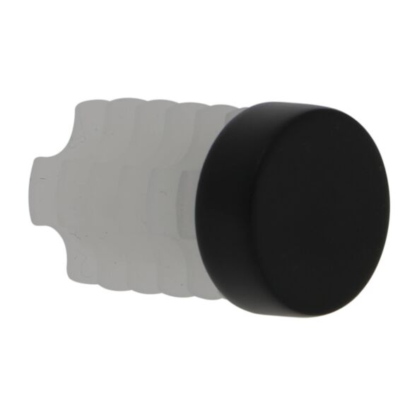 2 Embouts métal Ø20mm Fermium Noir Mat