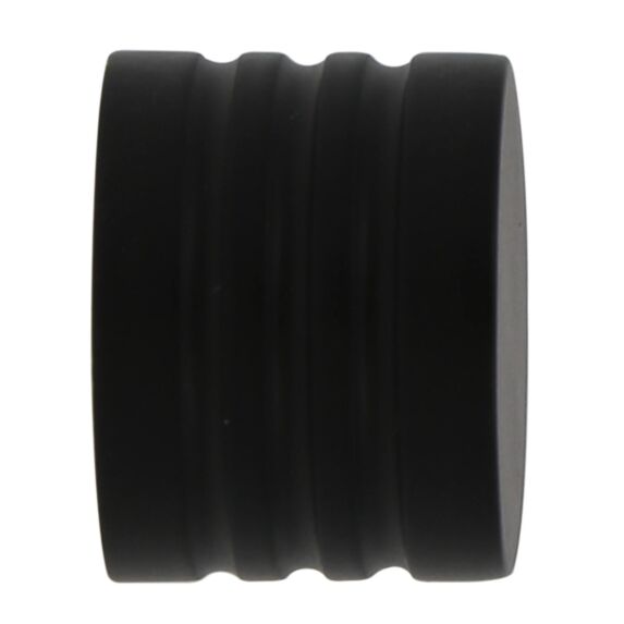 2 Embouts métal Ø20mm Minium Noir Mat