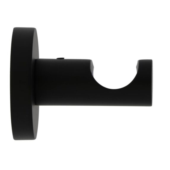 Support métal Ø20mm Tige 42mm Noir Mat