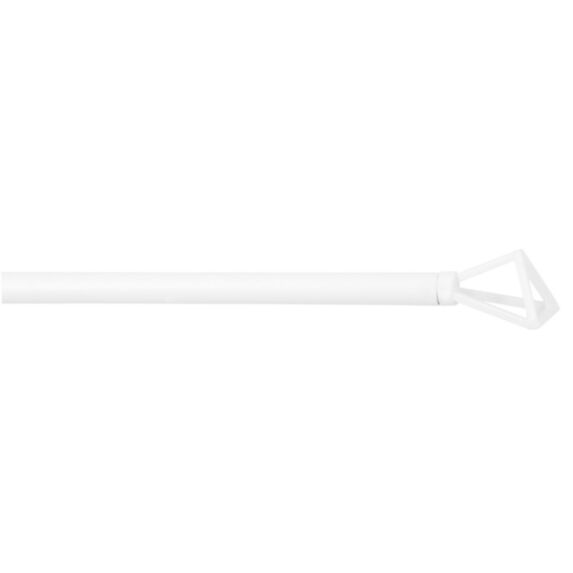 Tringle de Vitrage Ø7mm Embouts Filaire 60-100cm Blanc Mat - MOBOIS