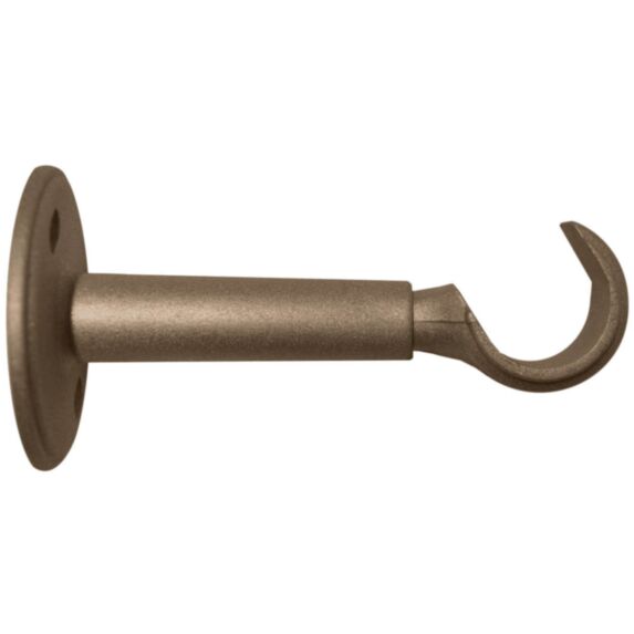 1 support métal ouvert Ø20 extensible de 80 à 120mm brun oxydé MOBOIS