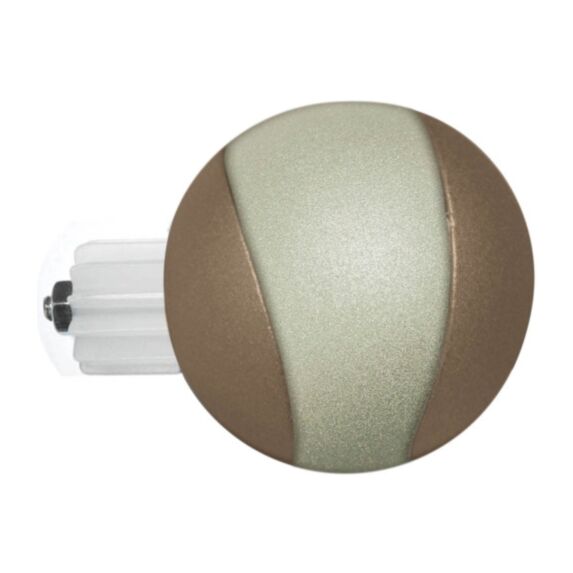 1 embout métal Sirius Ø20 brun oxydé