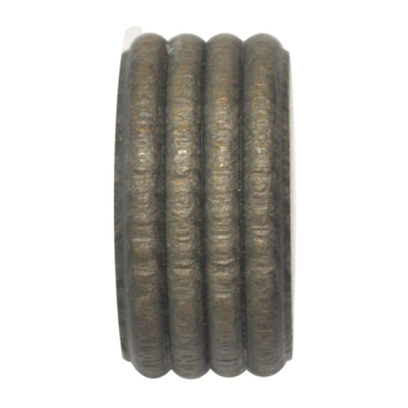 2 embouts bois bouchon strié Ø28 chêne brûlé