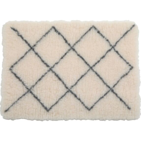 Tapis isolant beige pour chien motif berbère 50cm - ZOLUX