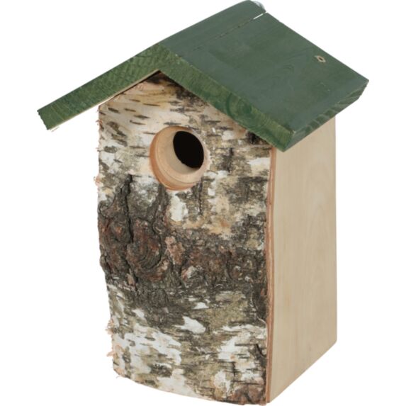 Nid bois massif 19x17x26,5cm vert - ZOLUX