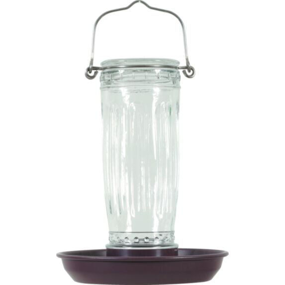 Mangeoire verre cerise transparent - ZOLUX