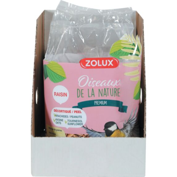 Mélange graines oiseaux nature premium raisin 2,5kg - ZOLUX