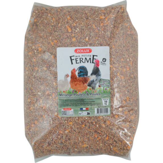 Mélange pour poule et poulet 10kg - ZOLUX