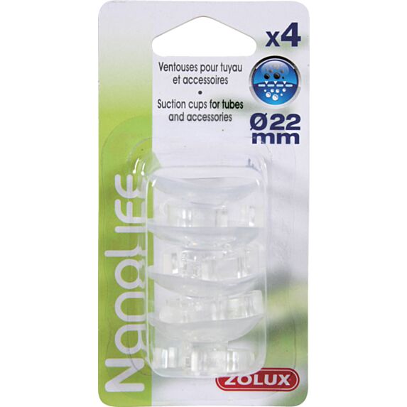 4 Ventouses Tuyau Aquarium 22mm - ZOLUX