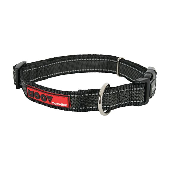 Collier réflectif Moov - 40mm - 51 à 67cm - noir