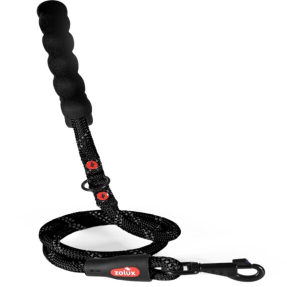Laisse corde 1,2mx13mm noir - AMCC CLOSY