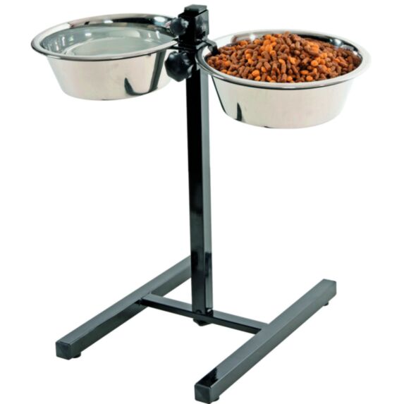 Support réglable pour chien avec 2 bols 2.5l - ZOLUX