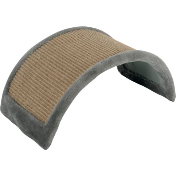 Griffoir pont pour chat à poser L 43 x p 25 x h 21 cm Gris