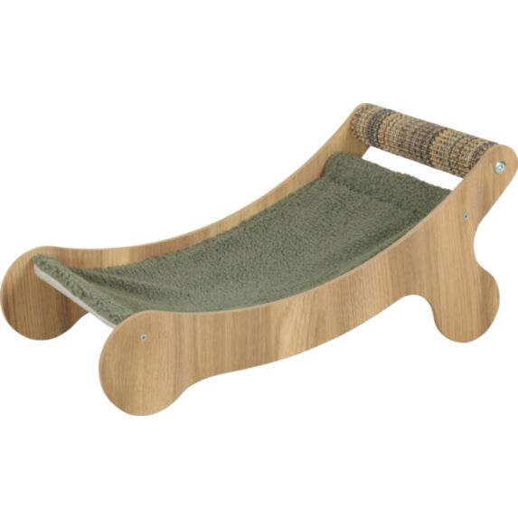 Chaise longue Boréal MDF vert - ZOLUX