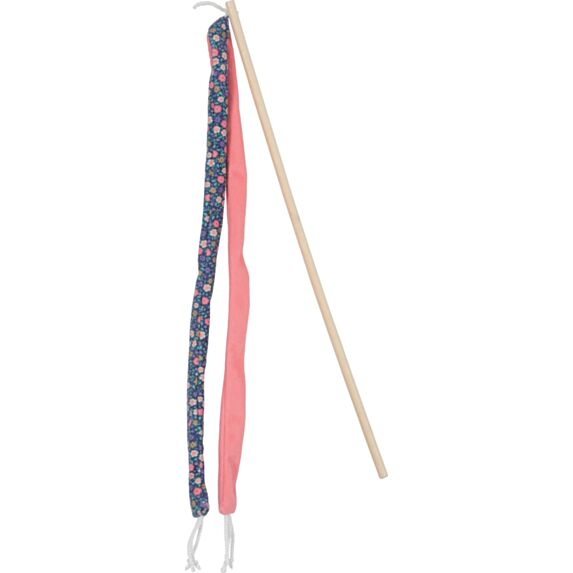 Jouet Canne à pêche Ethicat bambou ruban fleur - ZOLUX
