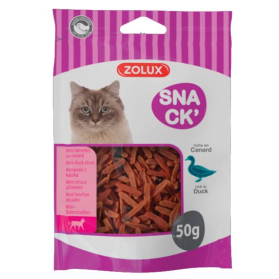 Friandise chat lamelle canard 50g