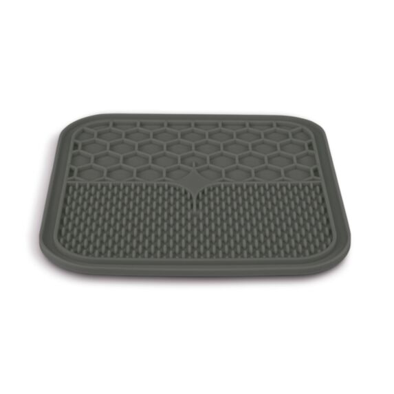 Tapis à lécher chien gris silicone M - ZOLUX
