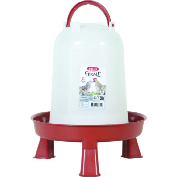 Abreuvoir sur pied 3 l terracotta