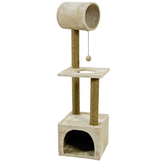 Arbre à chat Trio beige L 35 x l 35 x H 123 cm - Zolux