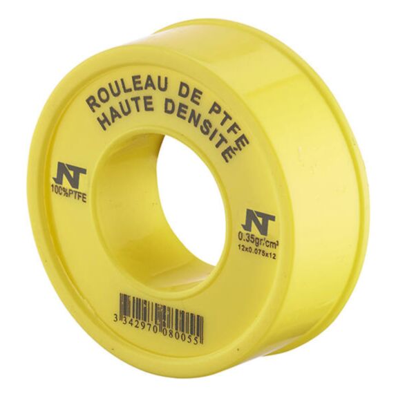 Rouleau de Teflon Etanchéité 12mx12mm - NOYON & THIEBAULT