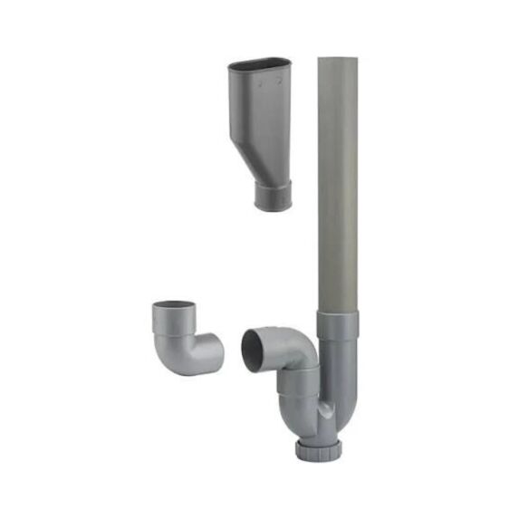 Siphon lave linge simple sortie horizontale & verticale Ø40 - NOYON THIEBAULT