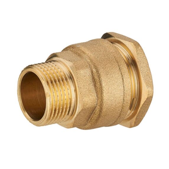 Raccord PE laiton mâle ø40 - mâle 33x42 (1' 1/4) - NOYON & THIEBAULT