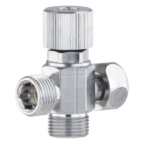 Robinet 3 voies mf 3/8 noir - NOYON THIEBAULT