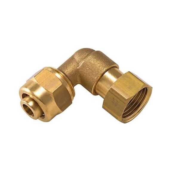 PER compression coude laiton écrou tournant Ø12 F15x21 - NOYON THIEBAULT