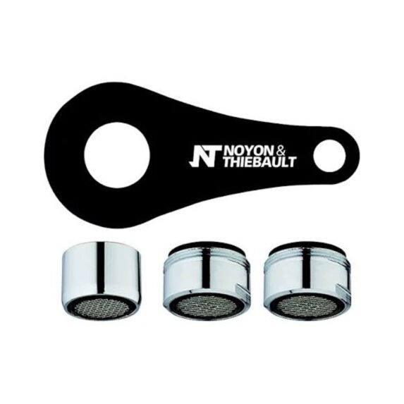 Kit 3 aérateurs économie d'eau + clé démontage - NOYON THIEBAULT