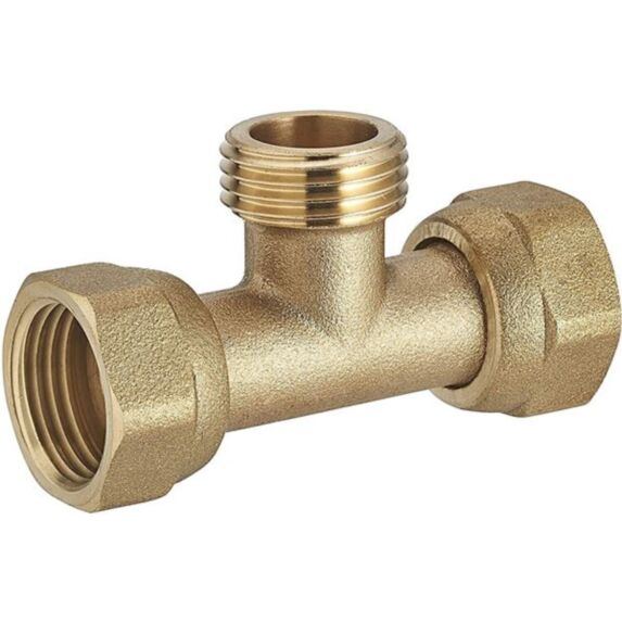 Té écrou libre femelle mâle femelle 15x21 03734 - NOYON THIEBAULT