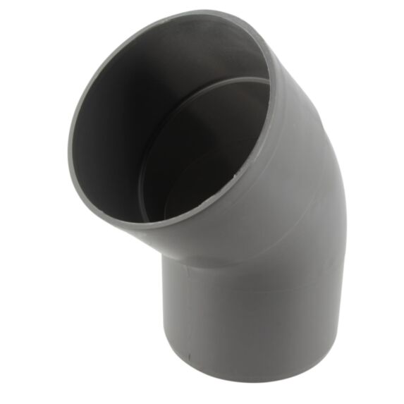 Coude d'évacuation PVC 45° MF (125) - Ø mm : 125