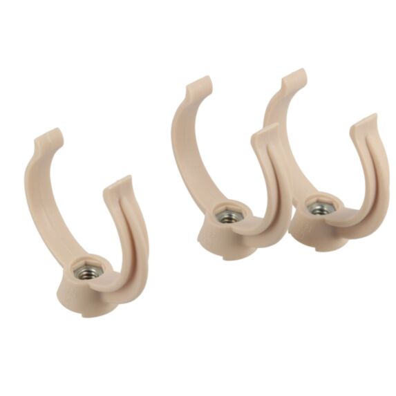 Collier fixation tuyau Ø50 sable - GIRPI