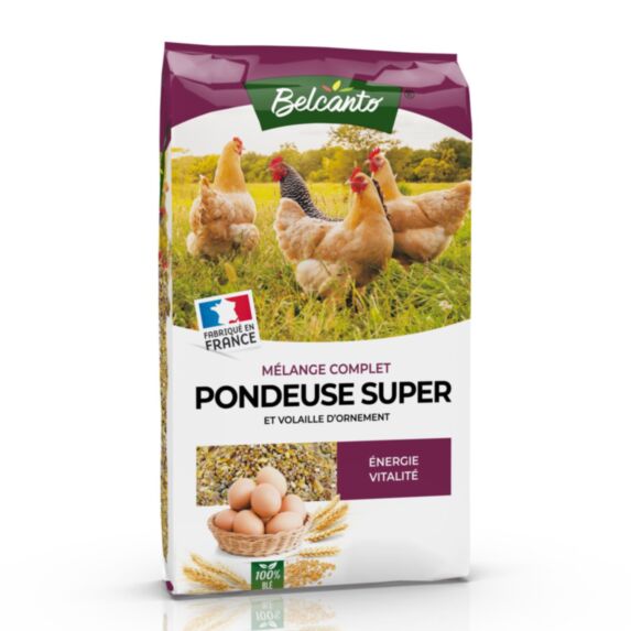 Mélange complet de graines Poule Pondeuse Super 10kg - BELCANTO