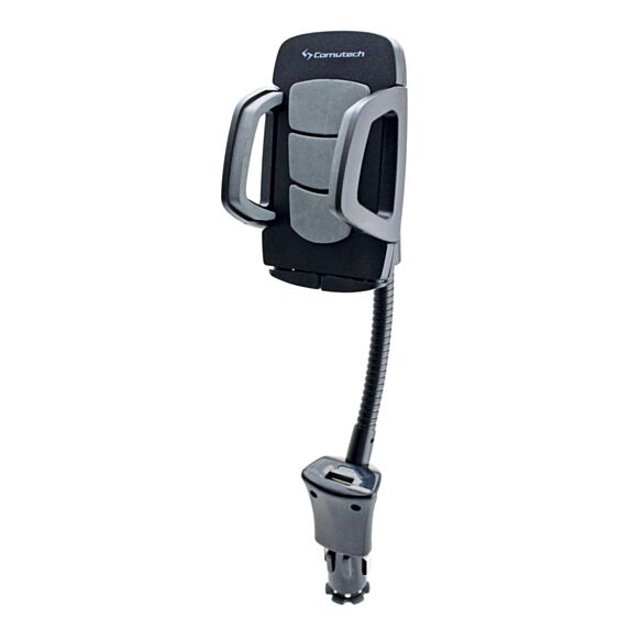 Porte téléphone avec chargeur 12/24V avec port USB - COMUTECH