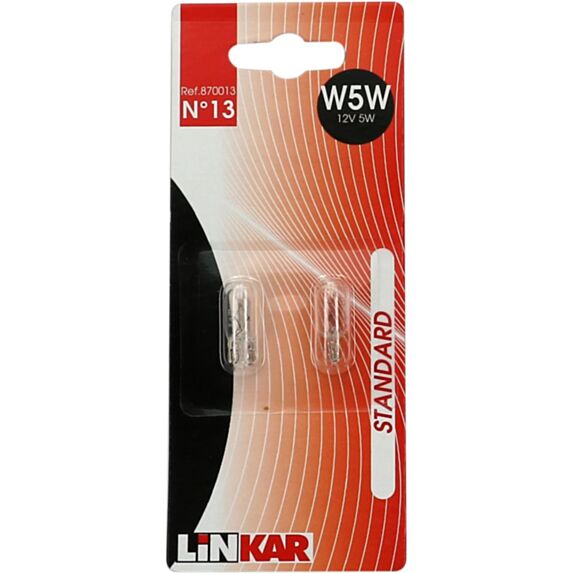 2 lampes W5W 12V 5W - LINKAR