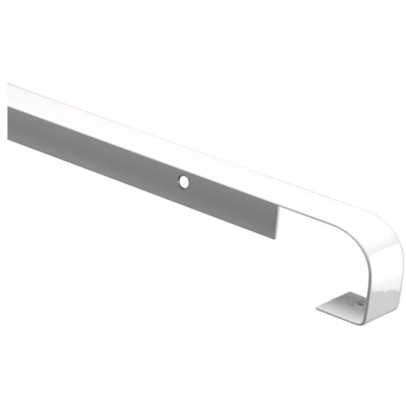 Profil alu blanc jonction bord à bord rayon 3/5mm - épaisseur 28mm - NORLDINGER
