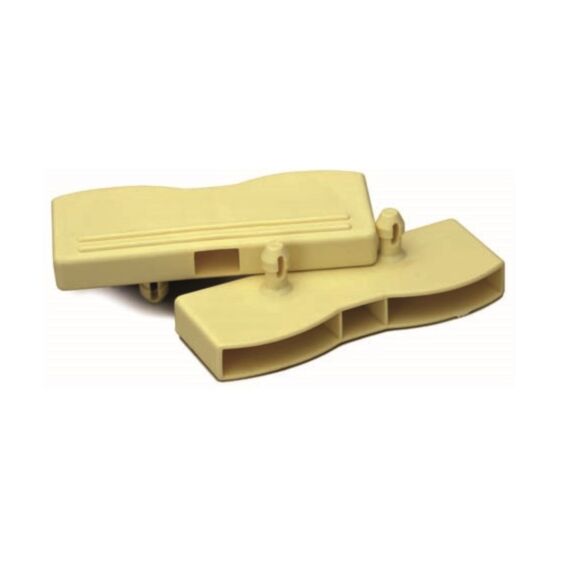 Embout double à clipser pour latte 38x8mm - NORDLINGER