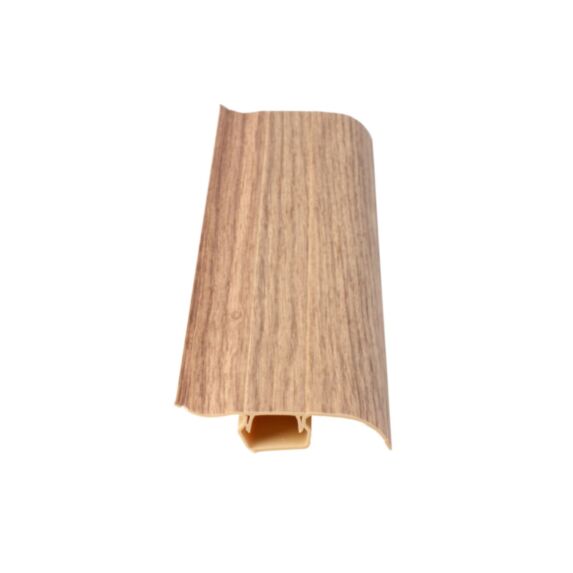 Plinthe cache fil PVC chêne naturel