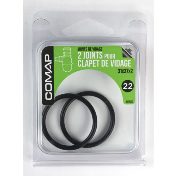 2 Joints clapet de vidage 31x37 - COMAP