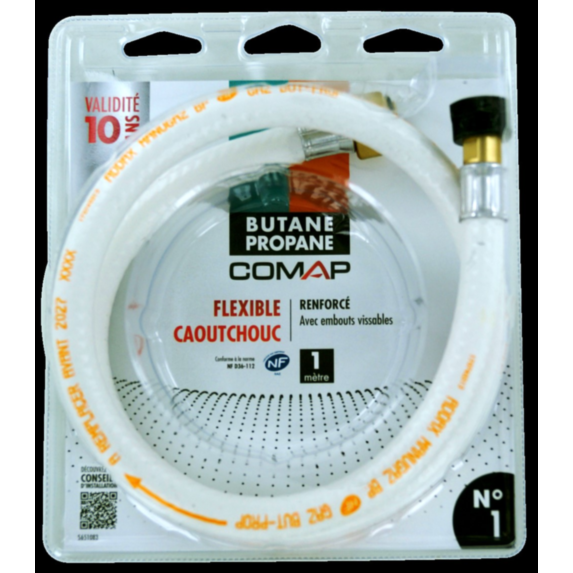 Flexible caoutchouc butane/propane 1m - COMAP