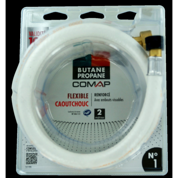 Flexible caoutchouc butane/propane 2m - COMAP