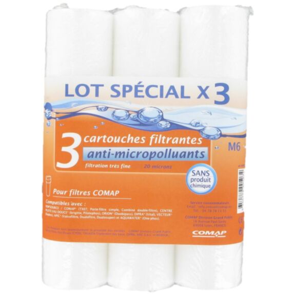 3 Cartouches de Filtration - COMAP