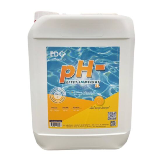 pH moins liquide 5L - EDG BY AQUALUX