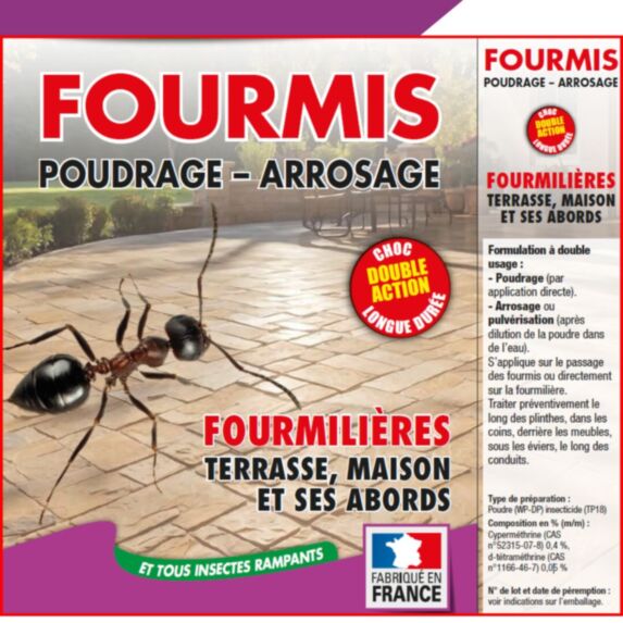 Poudre fourmis poudrage arrosage grand format 1kg - ACTO