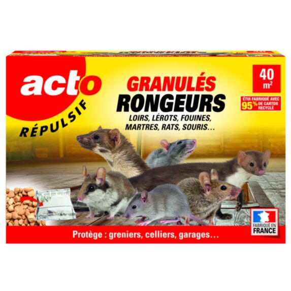 Granulés Répulsif Rongeurs 40m² - ACTO