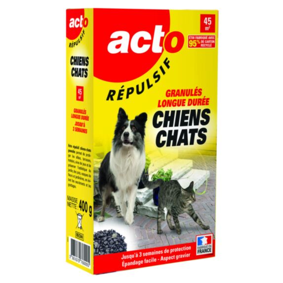 GRANULES RÉPULSIFS CHIENS CHATS 400G
