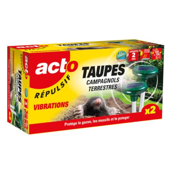 Répulsif Ultrasons Taupes Photovoltaïque