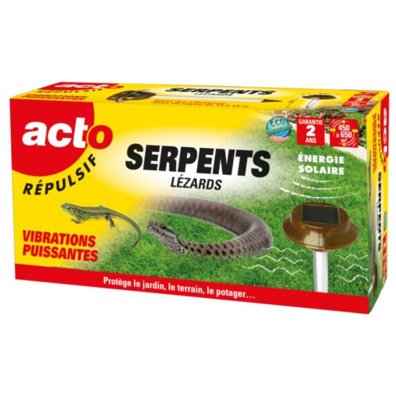 Répulsif Vibrations Serpents Lézards