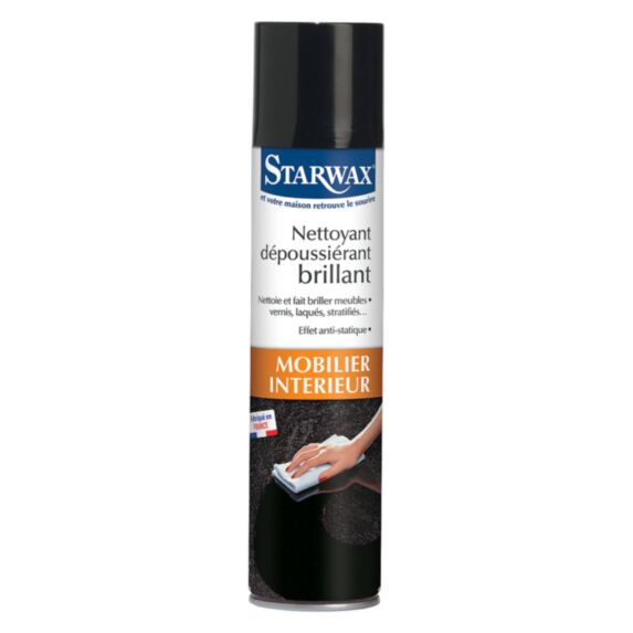 Nettoyant Dépoussiérant Brillant Mobilier Intérieur 400ml - STARWAX