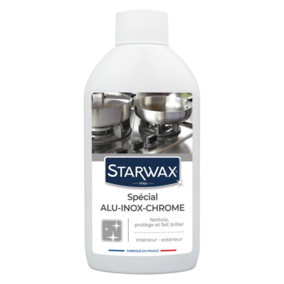 Nettoyant alu-inox et chrome - STARWAX